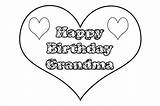 Grandmother Freecoloring sketch template