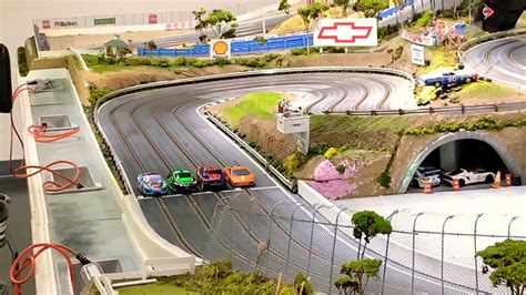 racing   giant realistic slot car track speedway raceway motorized