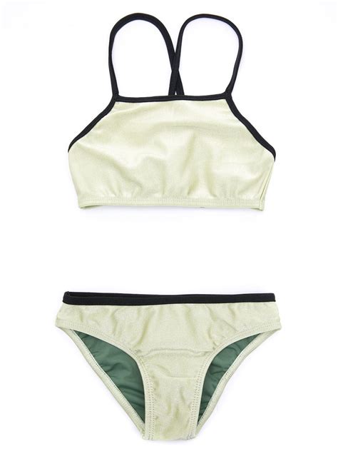 lygia and nanny tiana plain bikini set farfetch