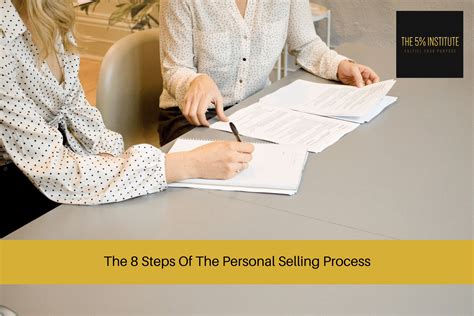 steps   personal selling process   institute
