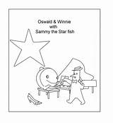 Oswald Coloring Octopus Sammy Pages Starfish Printable Pdf Open Print  Popular sketch template