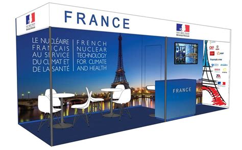 opening   french exhibition booth