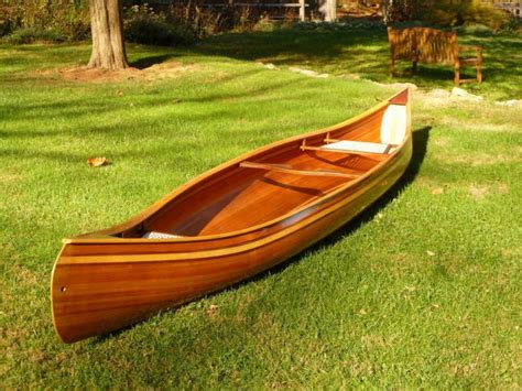 Custom Built 16 Cedar Strip Canoe For Sale From United States