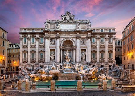 rome fountains trevi baroque britannica