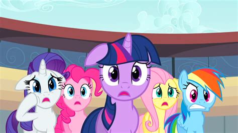 safe screencap fluttershy pinkie pie rainbow dash rarity twilight sparkle pony