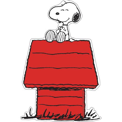 snoopy  dog house cut outs  school box