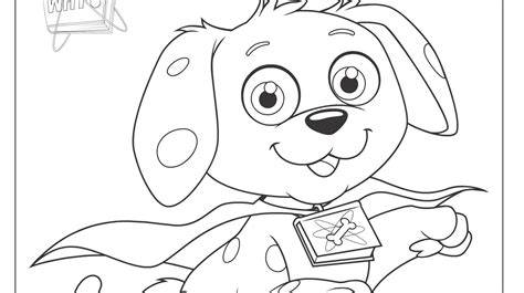 woofster coloring pages
