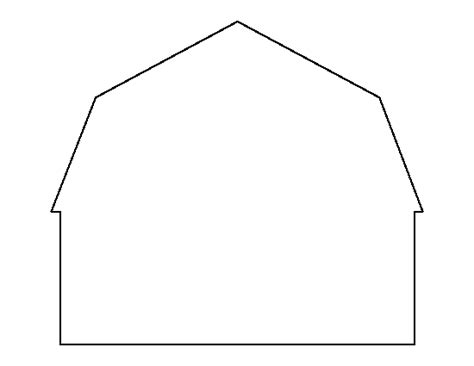 printable barn template