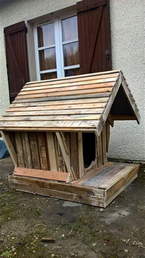 upcycled wood pallet dog house pallets pro