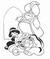 Coloring Pages Aladdin Library Clipart sketch template