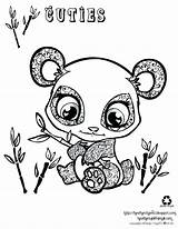 Panda Coloring Giant Getdrawings sketch template