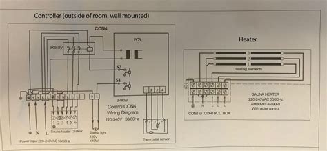 electrical   sauna heater wiring diagram home improvement stack exchange