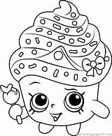 Shopkins Shopkin Drawing Colouring Coloringpages101 Girls Cheeky sketch template