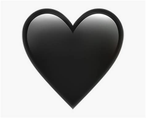 black heart emoji heart black emoji emoticon iphone whatsapp emoji