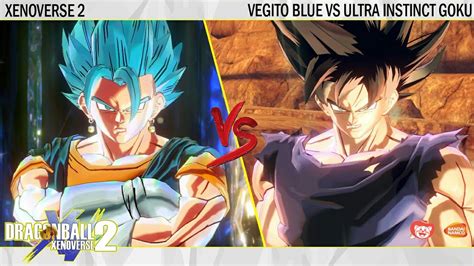 Vegito Super Saiyan Blue Vs Ultra Instinct Goku Dragon