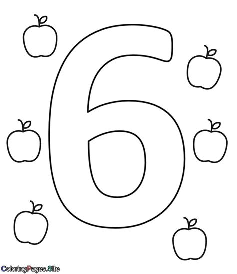 number  coloring page  coloring  kids coloring  kids