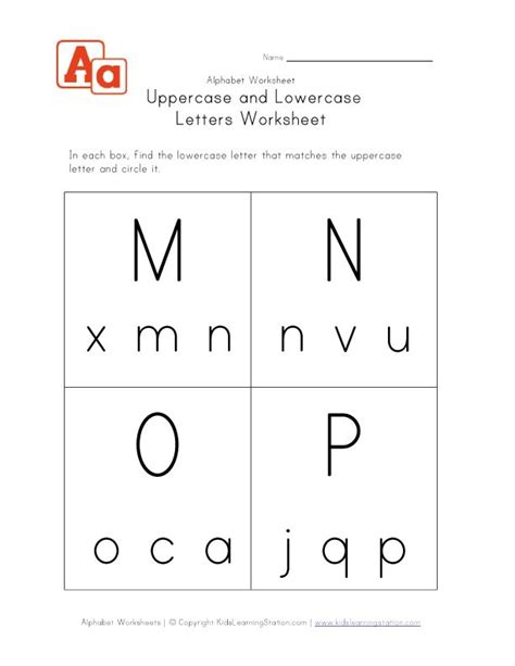 Lowercase And Uppercase M N O And P Worksheet – Artofit