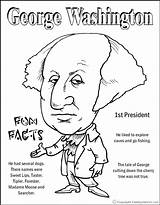 Coloring Washington George Pages Presidents President Social Studies Sheets Printable Booker Cherry Tree Facts Grade Adams John Color Kids Fun sketch template