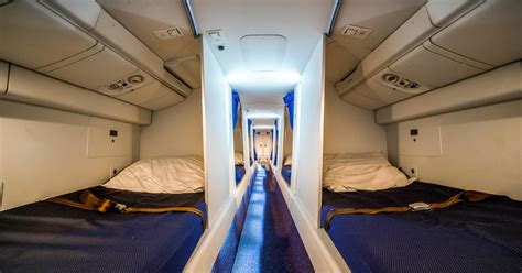 see inside the secret bedrooms where airline pilots take a comfy rest