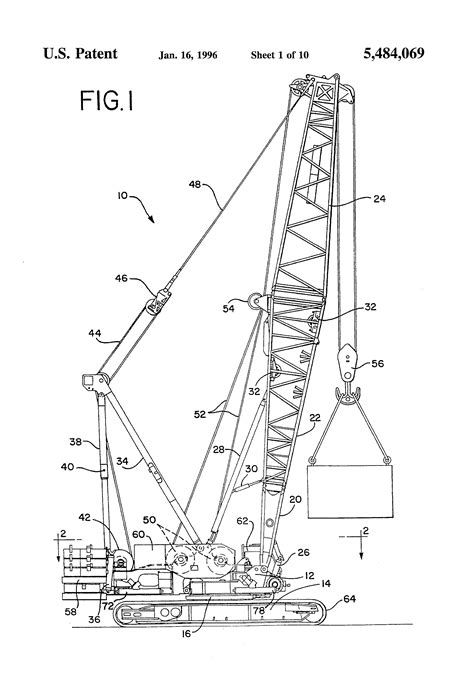 patent  process   disassembling  crawler crane google patents
