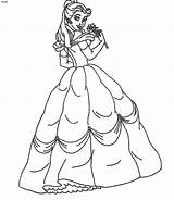 Coloring Cinderella Pages Princess Disney Comments sketch template
