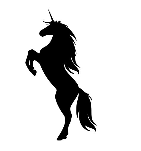 unicorn silhouette clipartioncom