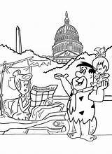 Coloring Pages Flintstones Characters sketch template