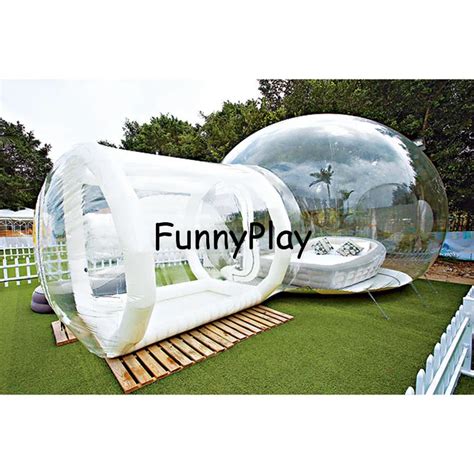 transparent inflatable bubble camping tent hot sale brand  install