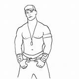 Cena John Wwe Coloring Pages Drawing Printable Sketch Logo Color Wrestling Scribblefun Aj Lee Step Sports Entertainment Getcolorings Dow Sheets sketch template