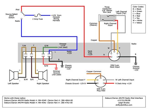 clarion radio wiring diagram funcenter