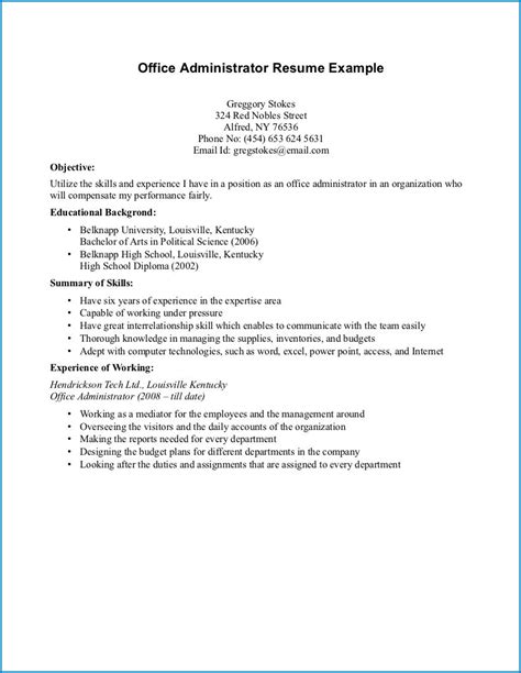 student resume   experience examples