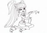 Draculaura Kidsfree Shores Luck sketch template