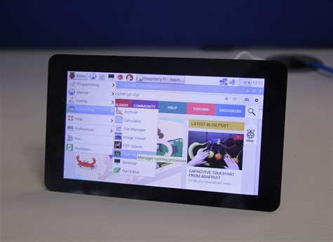 raspberry pi    official touchscreen display