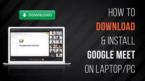 google meet  laptop step  step guide