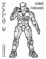 Coloriage Waypoint Unknown Odst sketch template