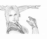 Tekken Nina Williams Cute Tournament Tag Pages Coloring sketch template