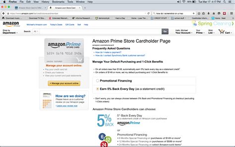 amazon store card  offer  cash   everyda page  myfico forums