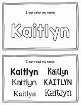 Kaitlyn Handwriting sketch template