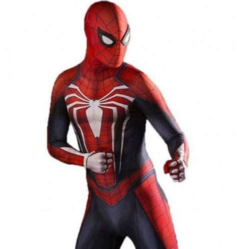 spider man ps4 costume white spider tights jumpsuit halloween cosplay