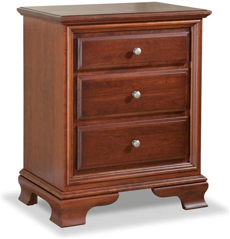 classic  drawer nightstand    daniels amish collection