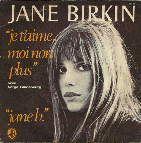 Je Taime Moi Non Plus Jane Birkin And Serge Gainsbourg 45 Tours Sp