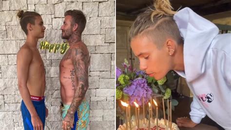 Romeo Beckham Celebrates 18th Birthday Catches Dad David Up In Height