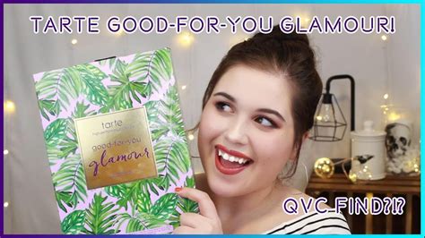 grwm tarte good   glamour qvc bundle full face   impressions  review youtube