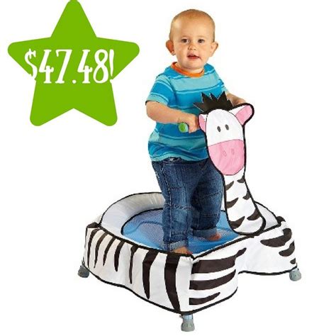 target diggin boing boing zebra toddler trampoline   reg  toddler