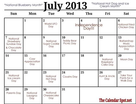 learn july holidays