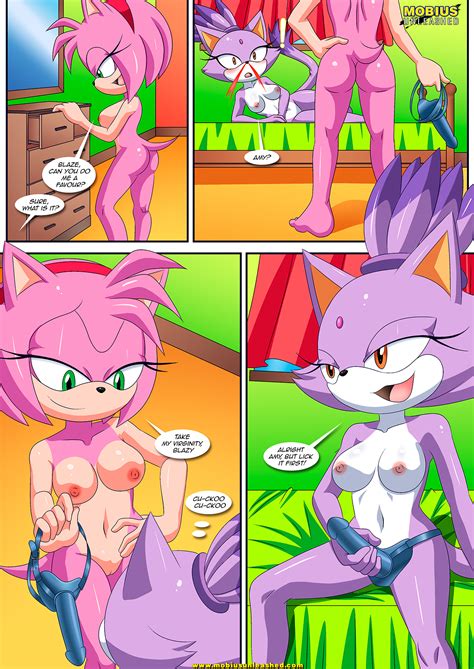 rule 34 2girls amy rose ass bbmbbf bed bedroom blazamy blaze the cat