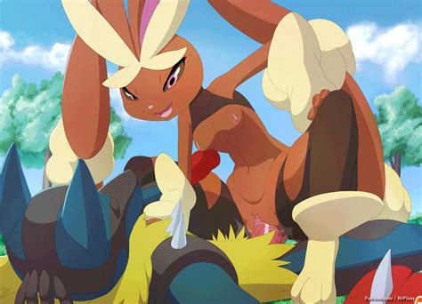 agnph gallery 112713 animated anthro breasts female lopunny lucario male masterploxy mega