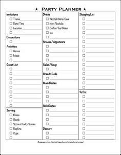 images  party planning worksheet wedding event planning