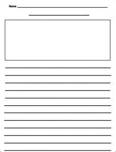 images  long lined paper worksheets  grade essay writing