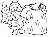Santa Coloring Printable Pages Kids Claus sketch template